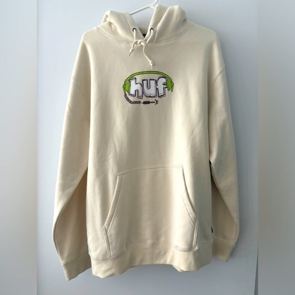 HUF Plug Me In Pullover Hoodie, Unworn, NWT, US Men’s size Large